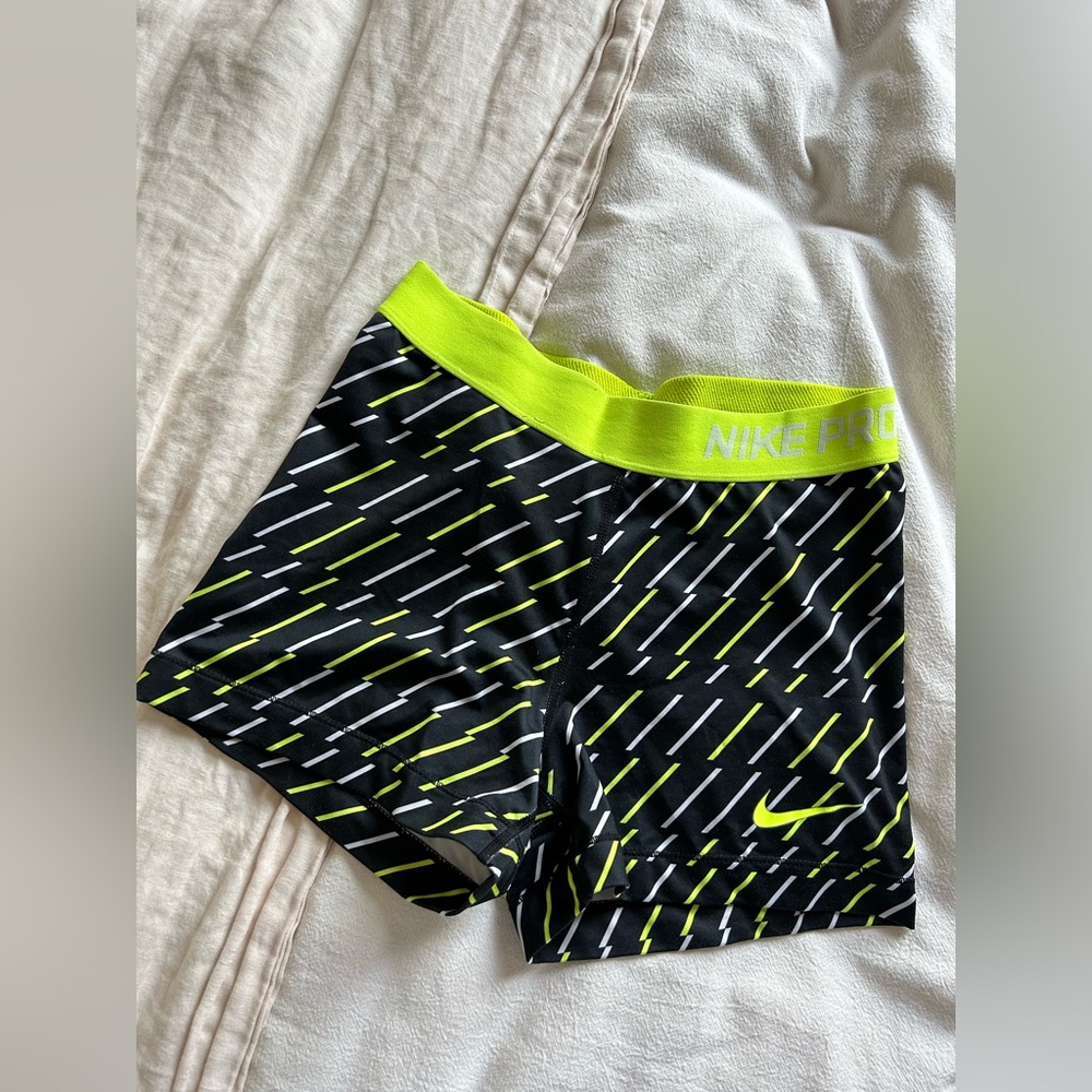 Striped Nike Pro Shorts